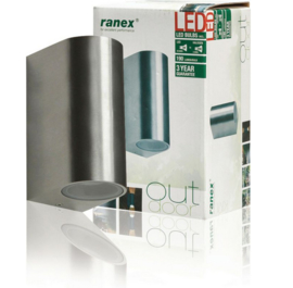 Ranex Kimi rvs wandlamp led 230V