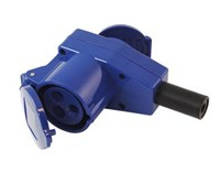 CEE 16A verloop adapter met extra wcd 230V