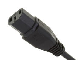 Netsnoer kabel met IEC C14 connector 230V