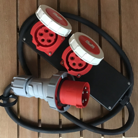 CEE 63A krachtstroom verdeelblok 380V - 400V