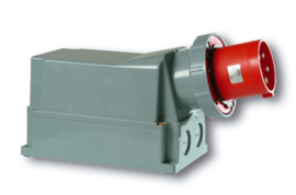CEE 125A wanddoos stekker 5P 380V - 400V IP67