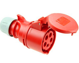 CEE 32A 20 meter krachtstroom verlengkabel 400V IP44