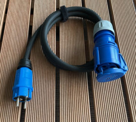 CEE 16A verloop adapter kabel 2 meter 230V AC