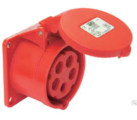 PCE CEE 32A volrubber stroomblok  380V - 400V