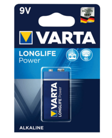 Varta Longlife Power Alkaline blok batterij 9 Volt