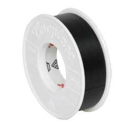 pvc isolatie tape zwart 10 meter