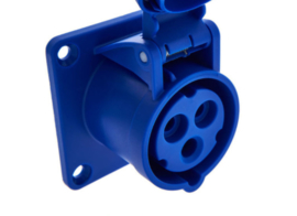 CEE 16A opbouwdoos 3-polig blauw 230V