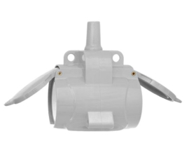 ophang verdeelblok 2-voudig 230V AC IP54