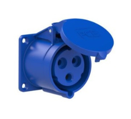 CEE 32A opbouwdoos 3-polig blauw 230V
