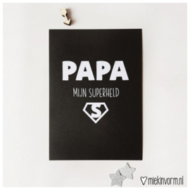 Kaart Papa mijn Superheld