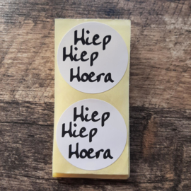 Sticker Hiep Hiep Hoera