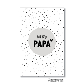 Kadolabel Voor Papa