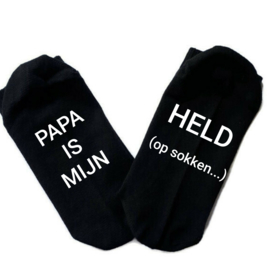 Sokken Papa is mijn      Held op sokken