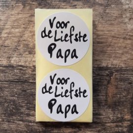 Sticker Voor de liefste Papa