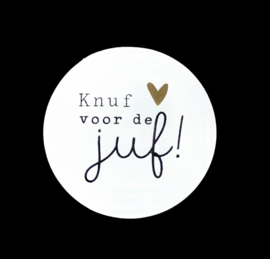 Sticker Knuf voor de Juf