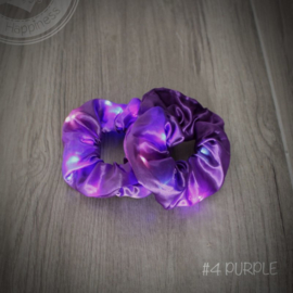 Scrunchie met ledlight Purple