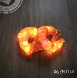 Scrunchie met ledlight Yellow