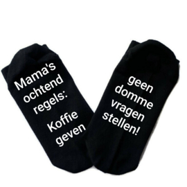 Sokken  Mama's ochtendregels