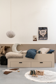 FERM LIVING BEHANG THIN LINES MUSTARD/OFFWHITE