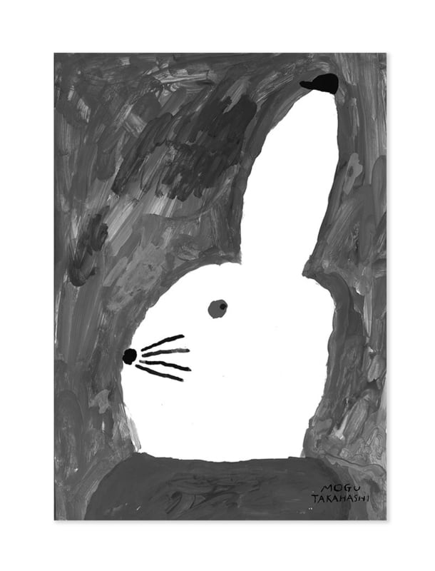 FINE LITTLE DAY POSTER 50 X 70 CM RABBIT WITH SMALL HAT