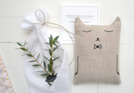 Les Pommettes du Chat - Pitt Bag Cat 100% linen