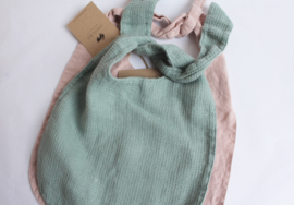 La Petite Alice - Linen Bib Mint