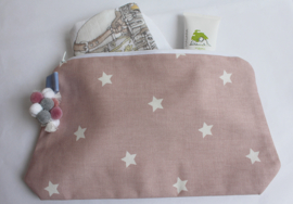 Étoffe Toiletrybags - Stars Toiletbag Stars & Charms Pink