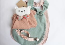 La Petite Alice - Linen Bib Mint