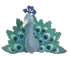 Gamcha - Wall Trofee Peacock Dusty Green