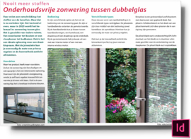 Onderhoudsvrije zonwering tussen dubbelglas