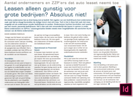 aantal ondernemers en zzpers dat auto leaset neemt toe