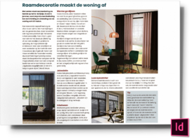 raamdecoratie maakt de woning af