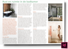 Rust en ruimte in de badkamer v2