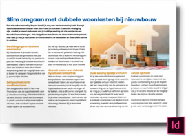Slim omgaan met dubbele woonlasten bij nieuwbouw
