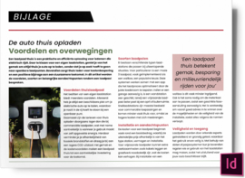 De auto thuis opladen