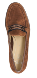 Cognac suède loafer