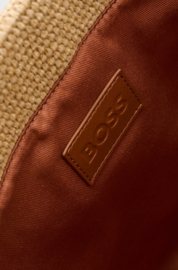 Raffia tote bag BOSS