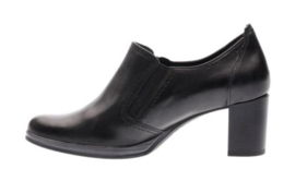 Zwart hoogop pump