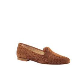 Cognac perfo loafer