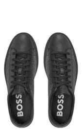 Zwart logo sneaker Boss