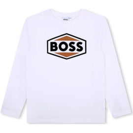 Wit Logo t-shirt BOSS
