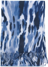 Sjaal "  impression bleue"