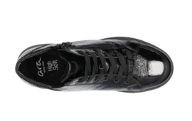 Zwart lak  high top sneaker