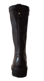 Zwart veter ¾ boot Lilian