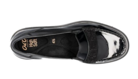 Zwart lak loafer