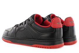 Zwart  rood sneaker HUGO