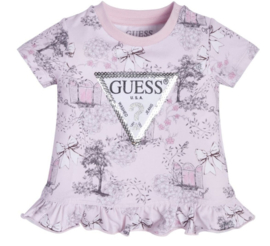 Roze strikjes t-shirt GUESS