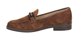 Cognac suède loafer