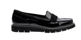 Zwart lak loafer