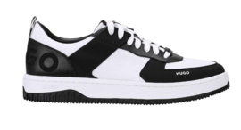 Zwart wit sneaker HUGO